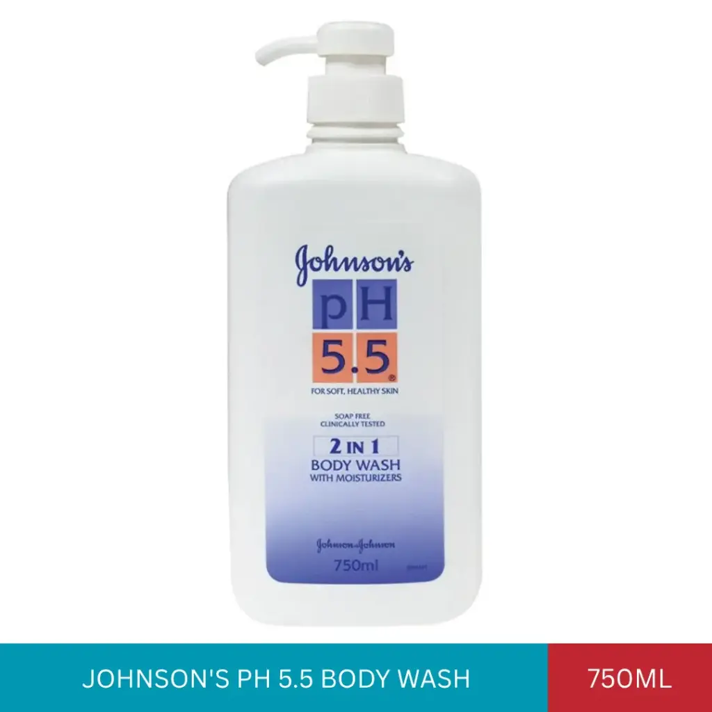 JOHNSON'S PH 5.5 BODY WASH (750ML)