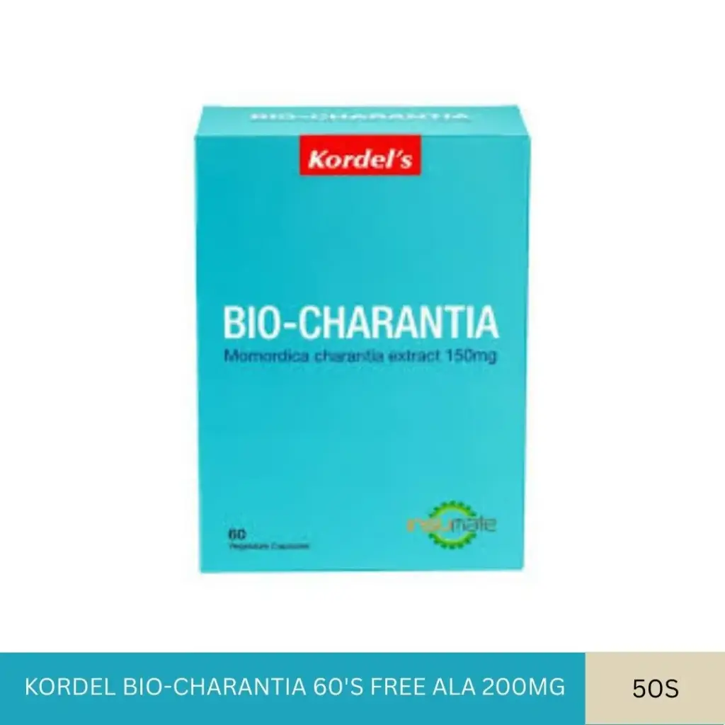 KORDEL BIO-CHARANTIA 60'S FREE ALA 200MG (50'S)#