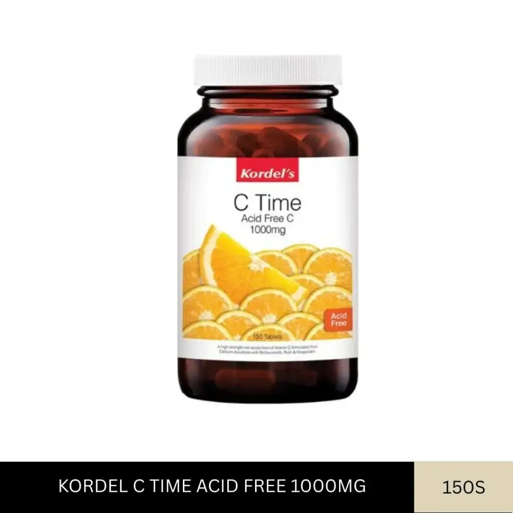 KORDEL C TIME ACID FREE 1000MG (150'S)