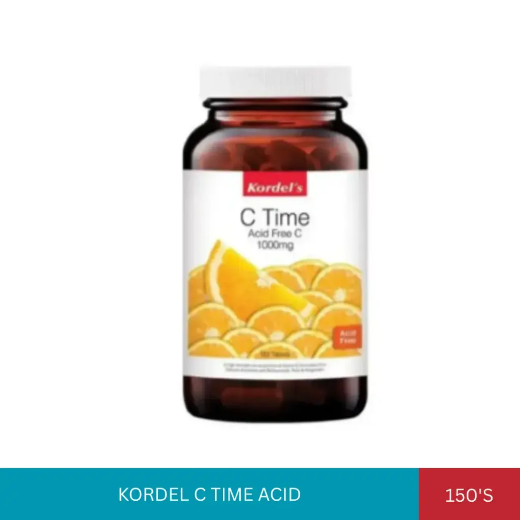 KORDEL C TIME ACID FREE 1000MG (150'S)