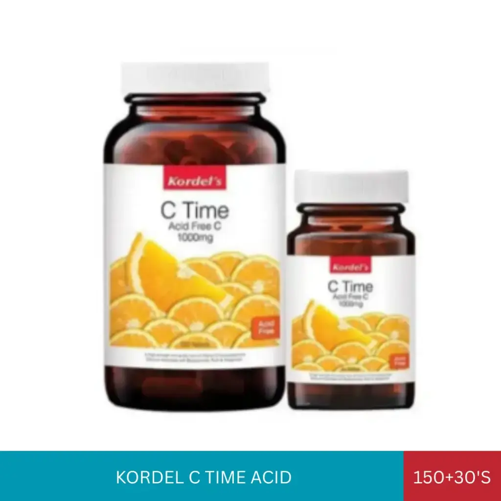 KORDEL C TIME ACID FREE 1000MG (150+30'S)
