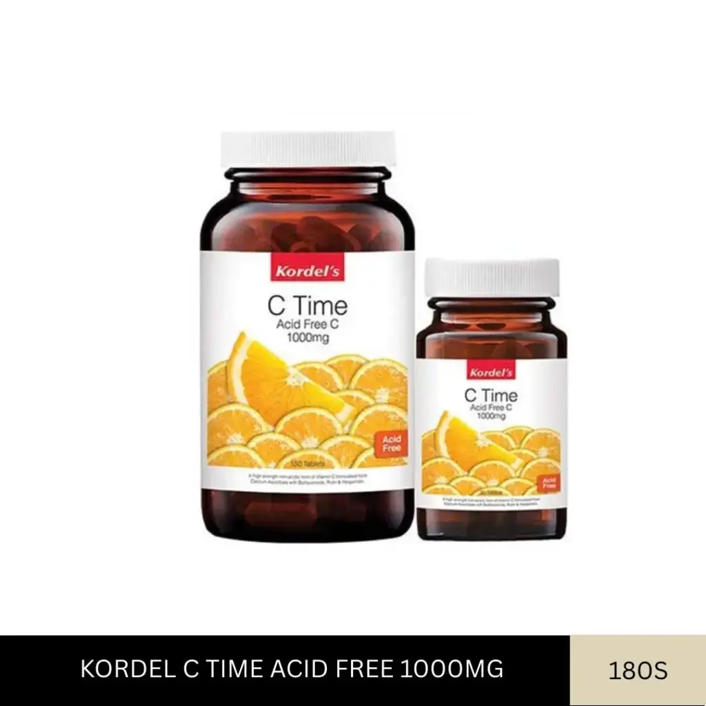 KORDEL C TIME ACID FREE 1000MG (150+30'S)