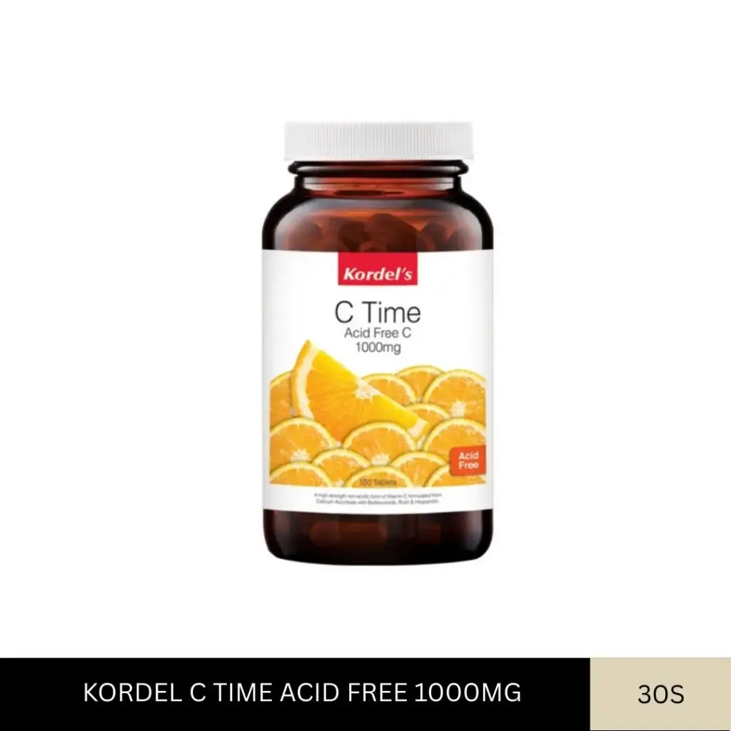 KORDEL C TIME ACID FREE 1000MG (30'S)