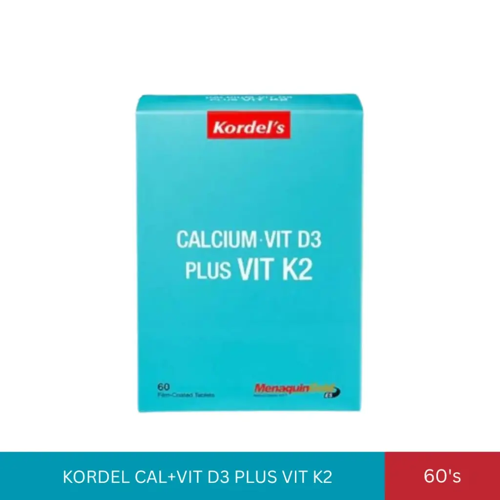 KORDEL CAL+VIT D3 PLUS VIT K2 (6x10'S)#