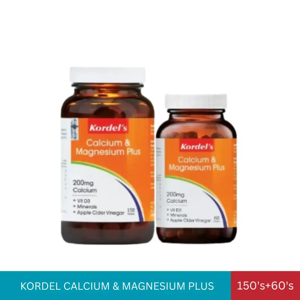 KORDEL CALCIUM & MAGNESIUM PLUS (150'S+60'S)#