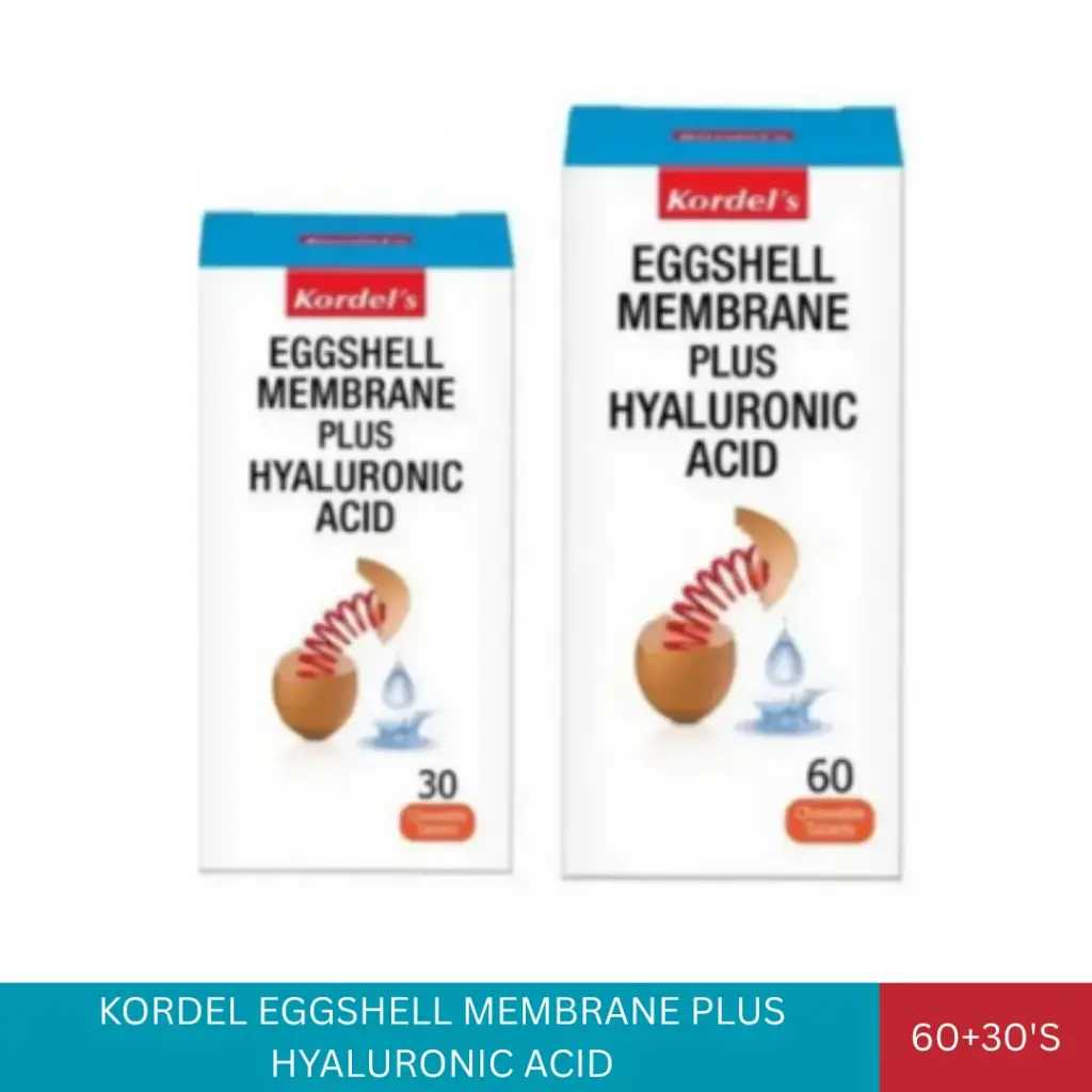 KORDEL EGGSHELL MEMBRANE PLUS HYALURONIC ACID (60+30'S)
