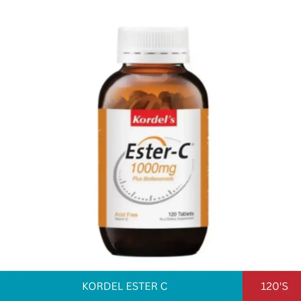 KORDEL ESTER C 1000MG (120'S)