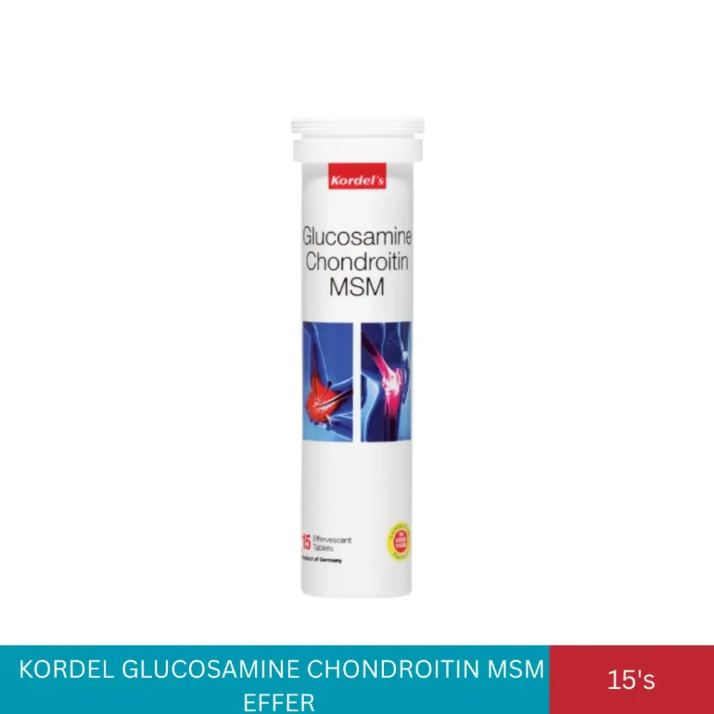 KORDEL GLUCOSAMINE CHONDROITIN MSM EFFER (15'S)*