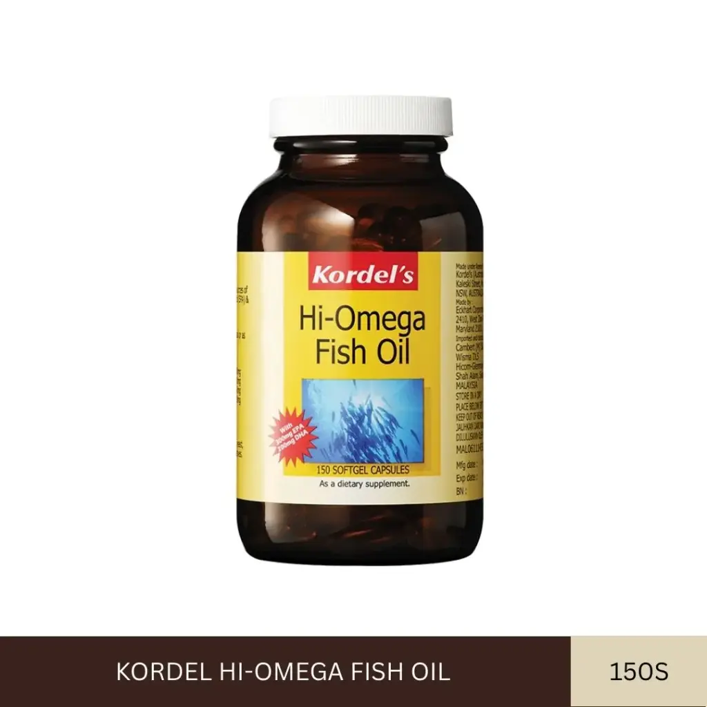 KORDEL HI-OMEGA FISH OIL (150'S)