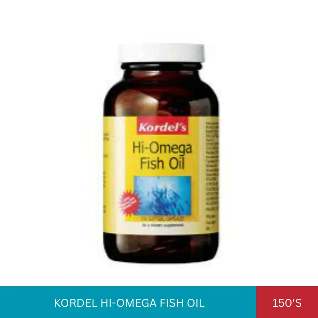 KORDEL HI-OMEGA FISH OIL (150'S)
