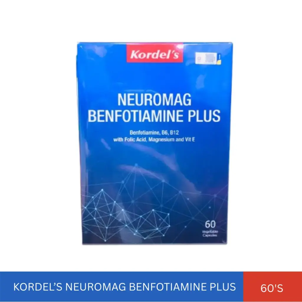 KORDEL NEUROMAG BENFOTIAMINE PLUS (60'S)#