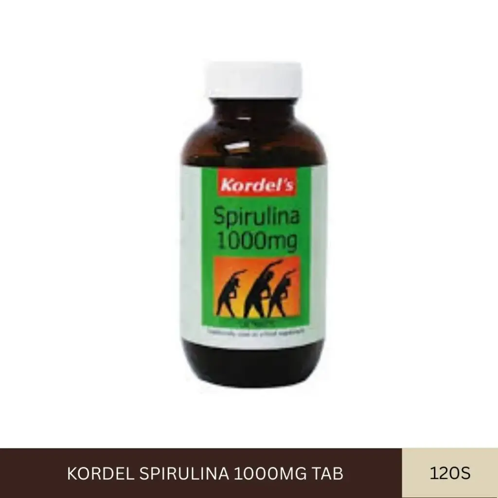 KORDEL SPIRULINA 1000MG TAB (120'S)