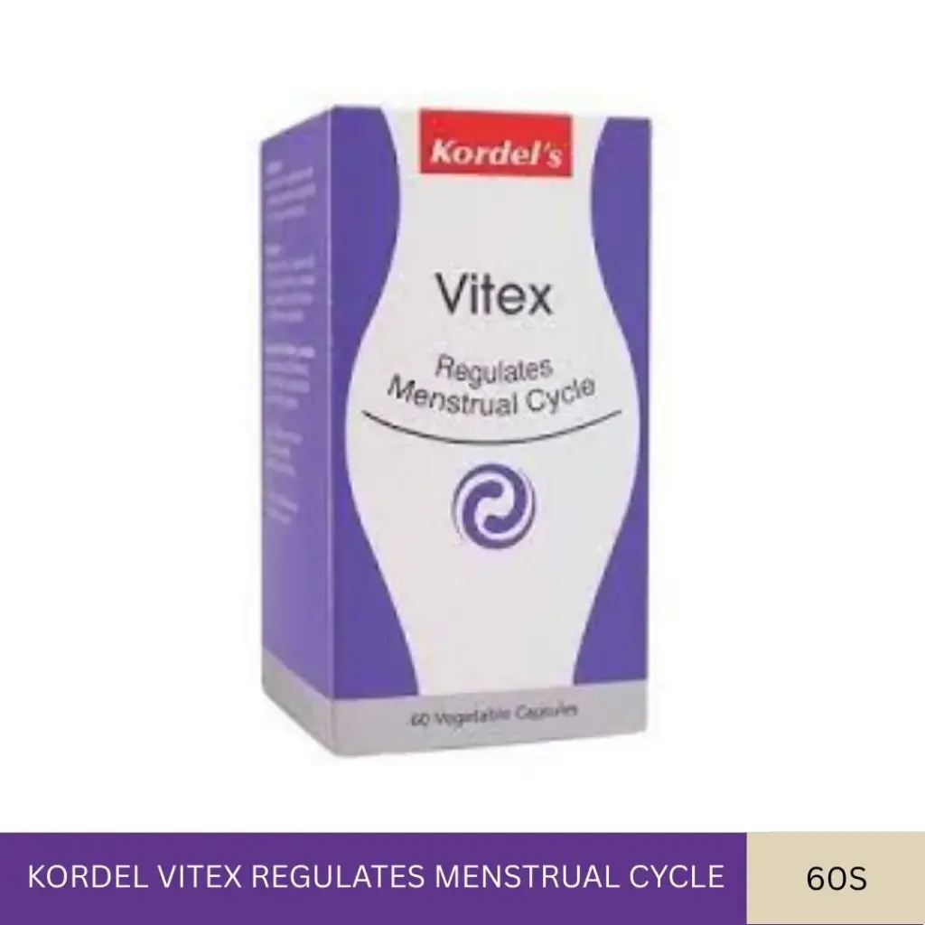 KORDEL VITEX REGULATES MENSTRUAL CYCLE (60'S)