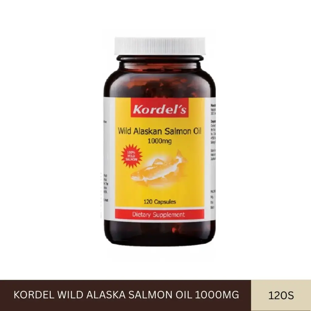 KORDEL WILD ALASKA SALMON OIL 1000MG (120'S)