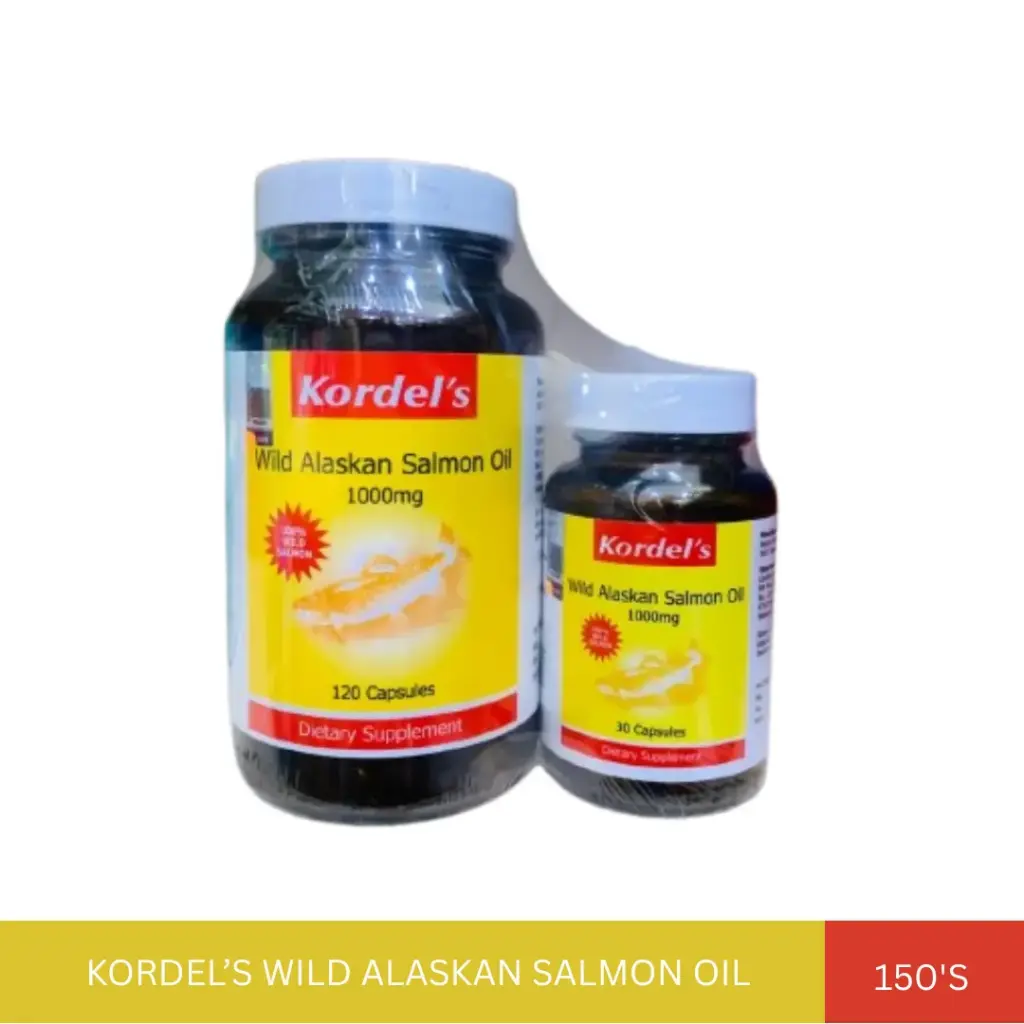 KORDEL WILD ALASKA SALMON OIL 1000MG (120'S+30'S)#