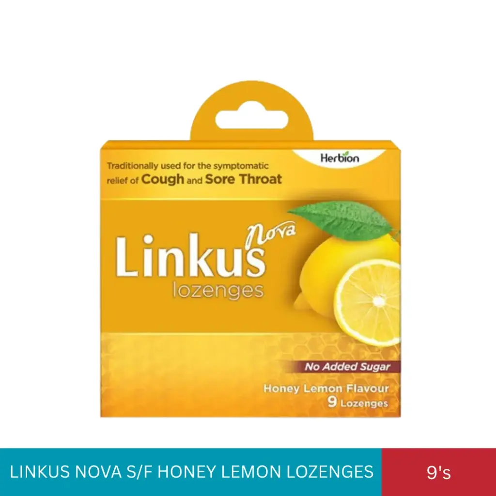 LINKUS NOVA S/F HONEY LEMON LOZENGES (9'S)#