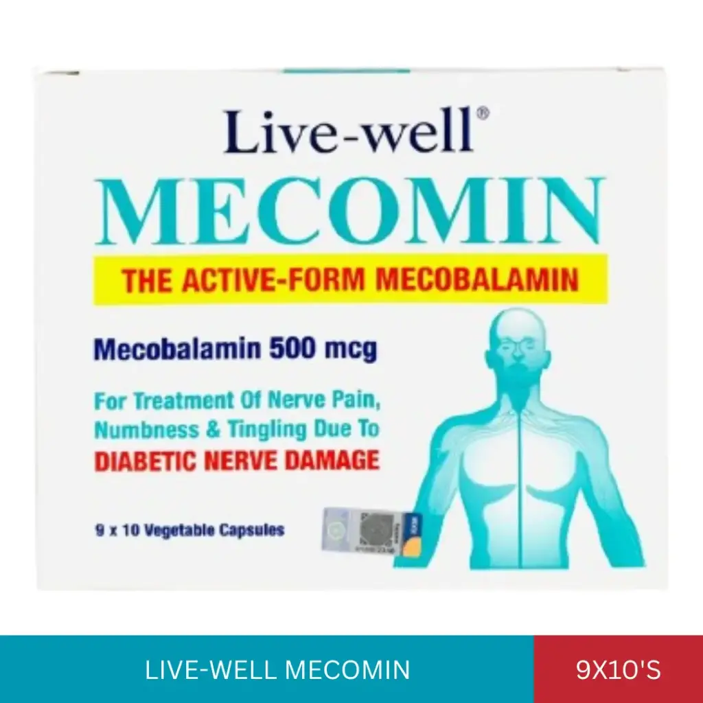 LIVE-WELL MECOMIN 500MCG (9X10'S)*
