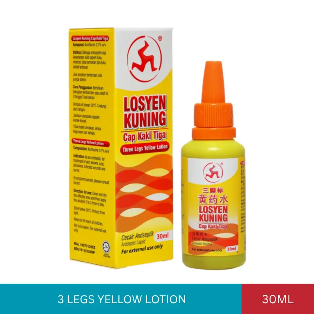 3 LEGS YELLOW LOTION (30ML)#