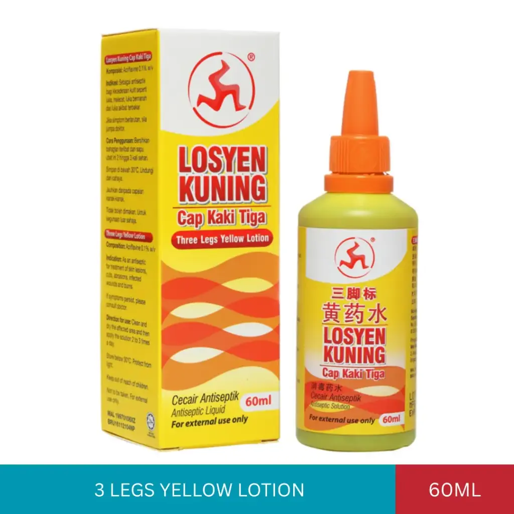 3 LEGS YELLOW LOTION (60ML)#
