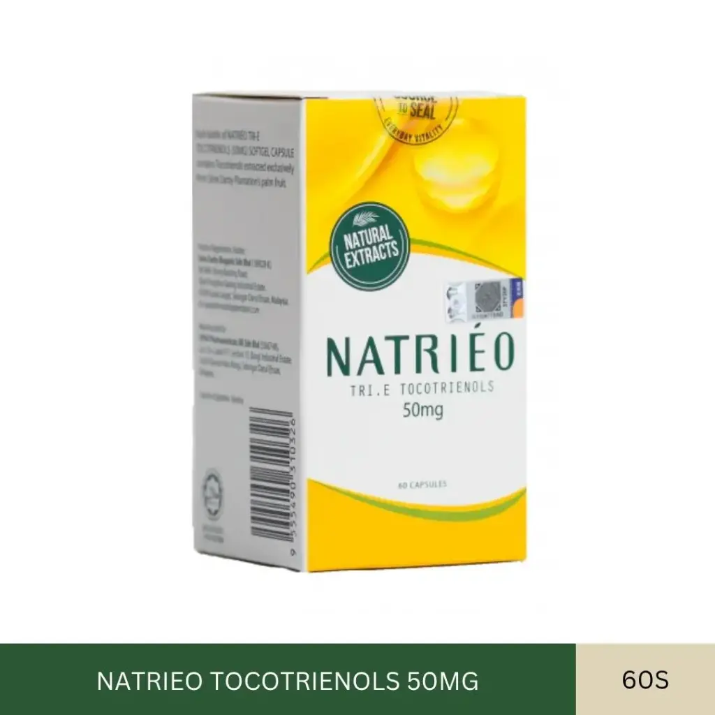 NATRIEO TOCOTRIENOLS 50MG (60'S)