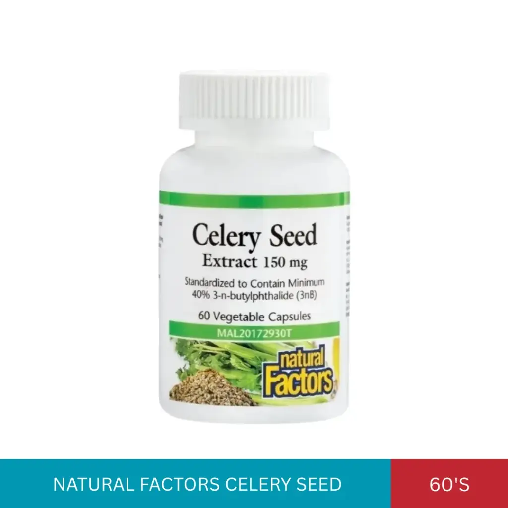 NATURAL FACTORS CELERY SEED (60'S)#