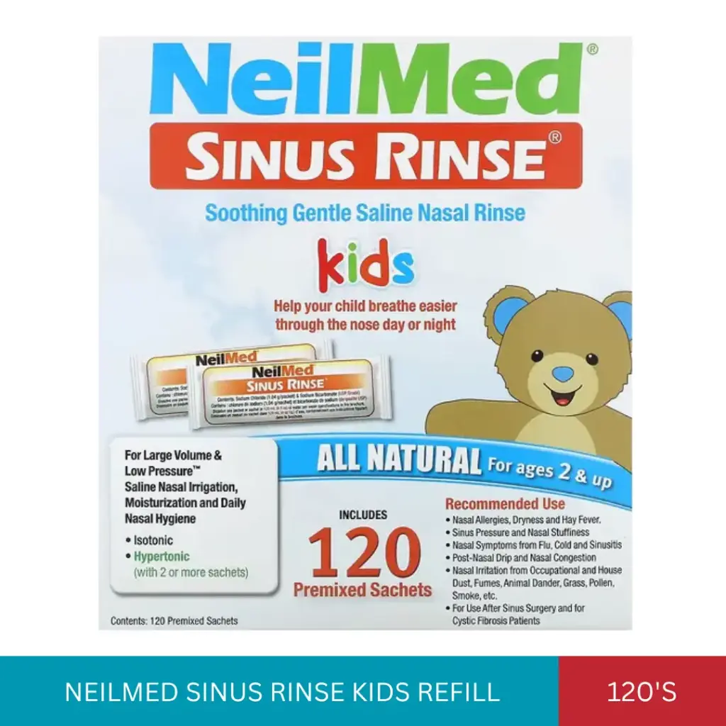 NEILMED SINUS RINSE KIDS REFILL (120'S)#