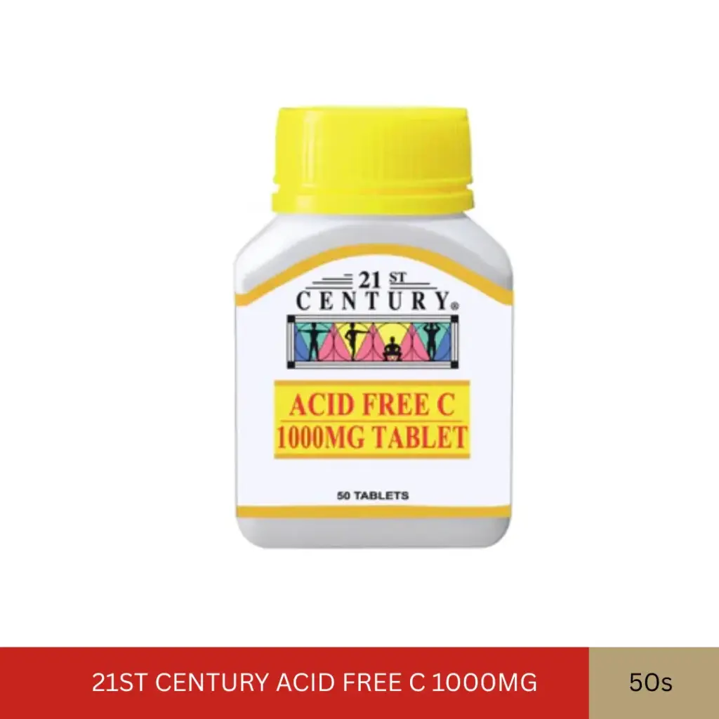 21ST CENTURY ACID FREE C 1000MG (50'S)