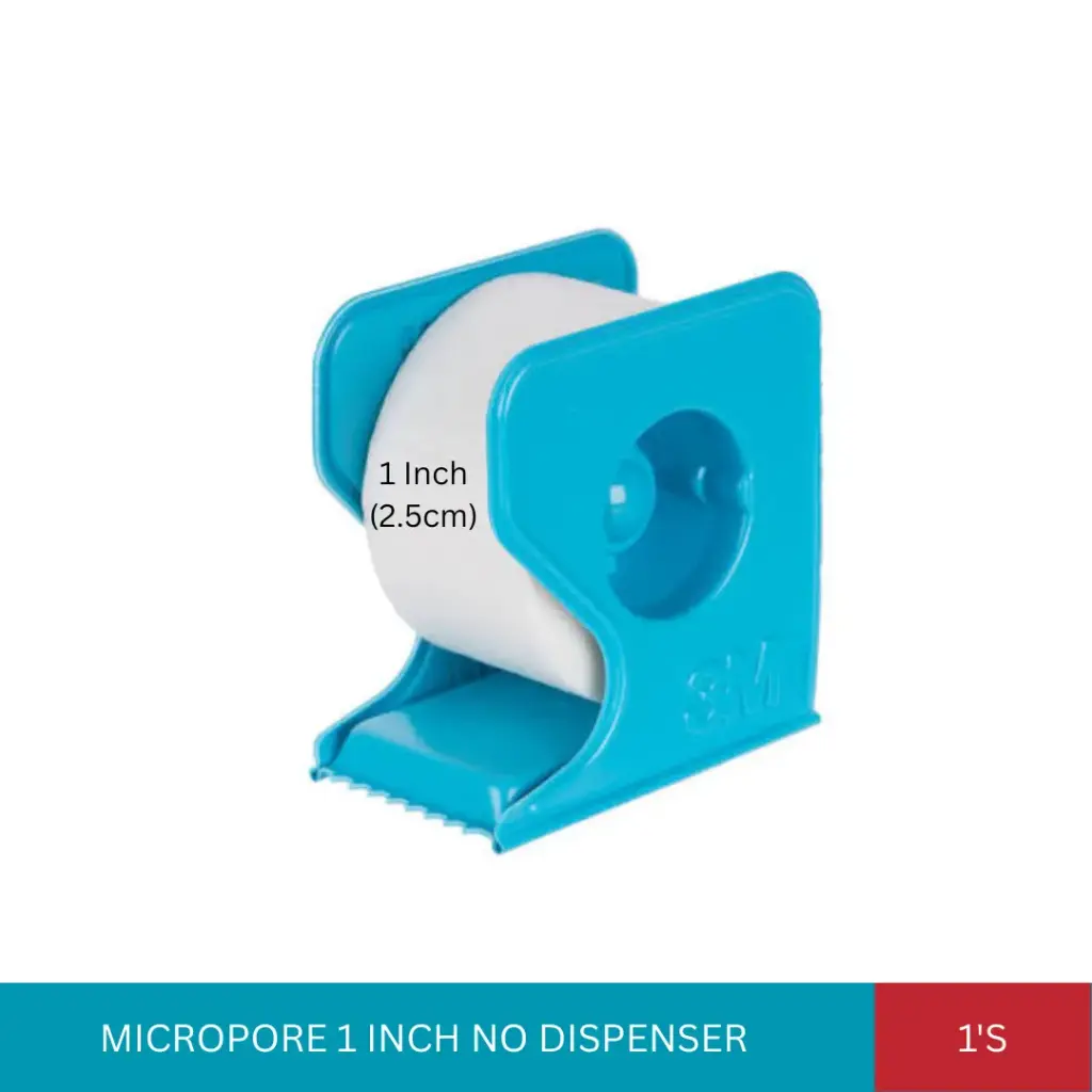 3M MICROPORE TAPE 1'' WITH DISPENSER REF1535-1 (1'S)#