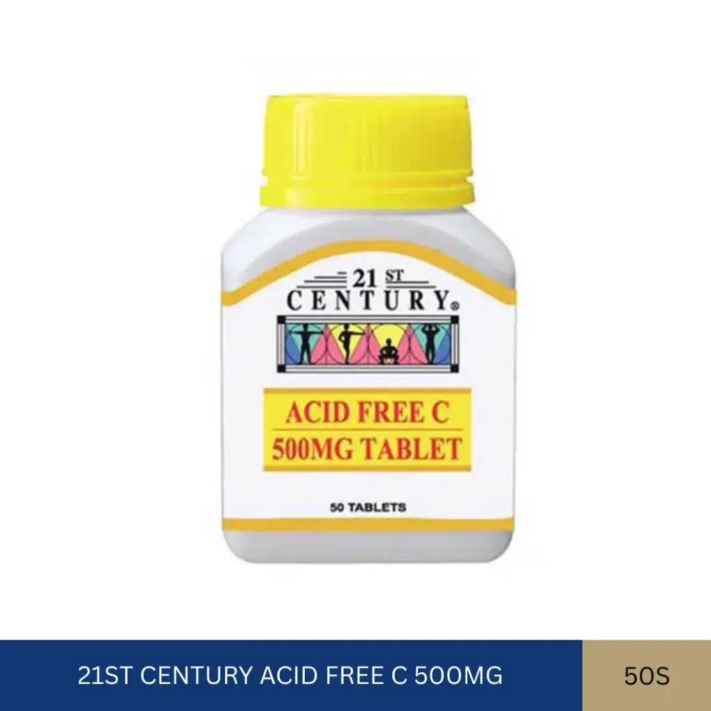 21ST CENTURY ACID FREE C 500MG (50'S)