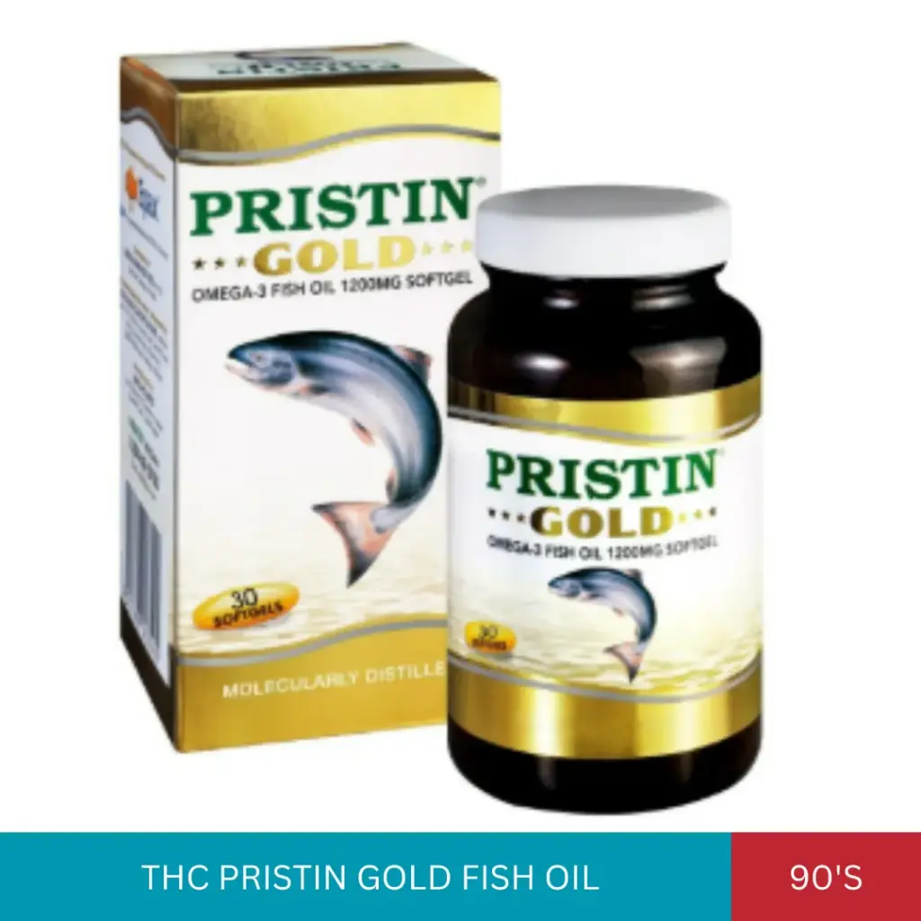 THC PRISTIN GOLD FISHOIL SOFTGL 1200MG (90'S)
