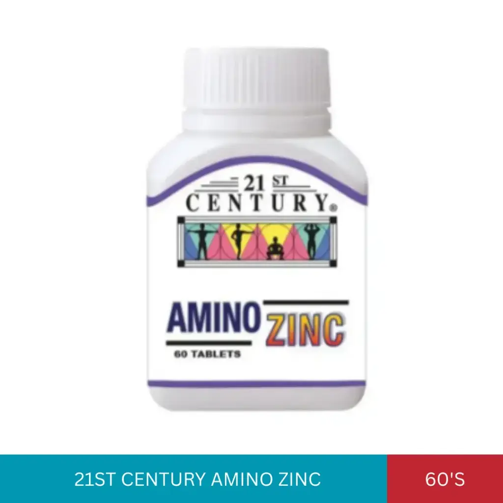 21ST CENTURY AMINO ZINC (60'S)