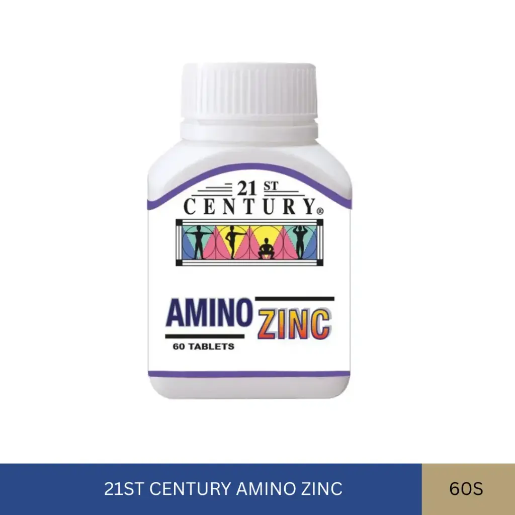 21ST CENTURY AMINO ZINC (60'S)