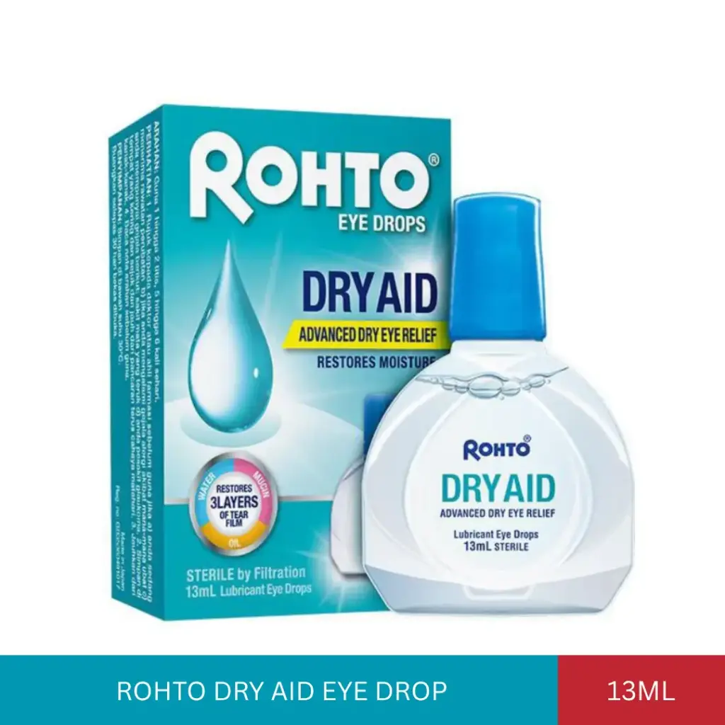 ROHTO DRY AID EYE DROP (13ML)#