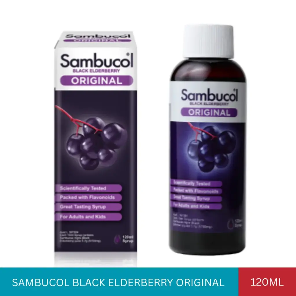 SAMBUCOL BLACK ELDERBERRY ORIGINAL SYRUP (120ML)#