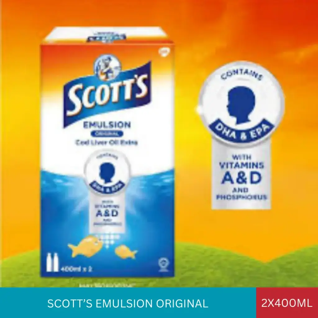 SCOTT'S EMULSION ORIGINAL (2X400ML)*