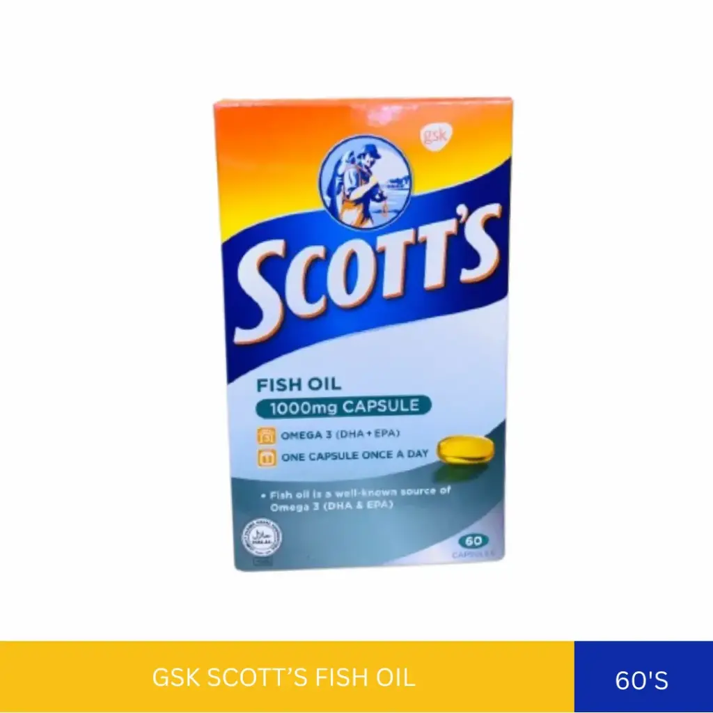 SCOTT'S FISH OIL 1000MG (60'S/BOX)#