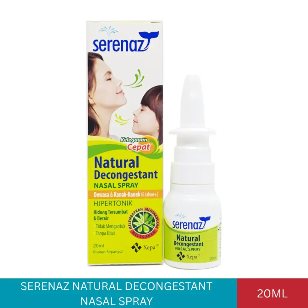 SERENAZ NATURAL DECONGESTANT NASAL SPRAY (20ML)#