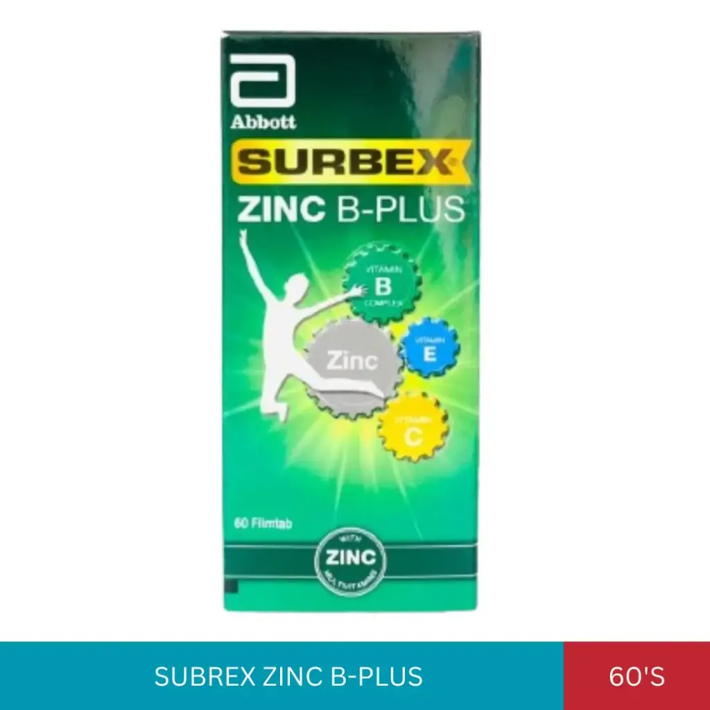 SURBEX ZINC B-PLUS (60'S)*
