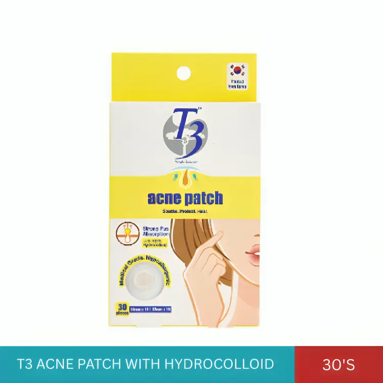T3 ACNE PATCH WITH HYDROCOLLOID (30'S)#