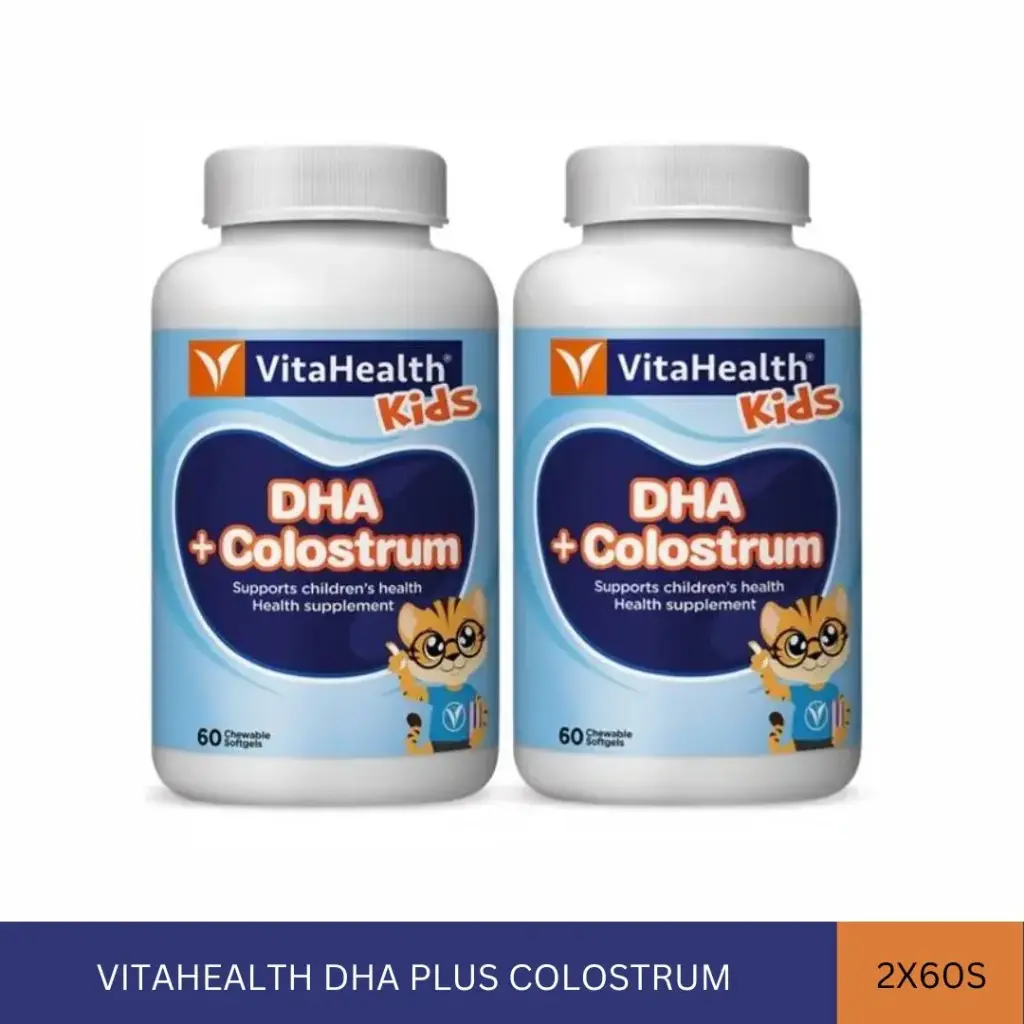 VITAHEALTH DHA PLUS COLOSTRUM (2x60'S)