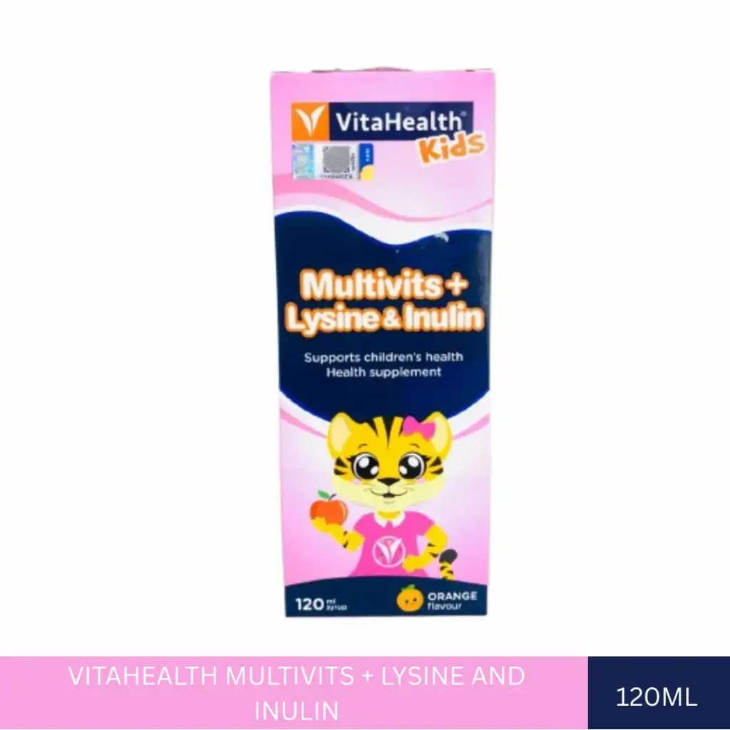 VITAHEALTH KIDS MULTIVITS + LYSINE & INULIN (120ML)#