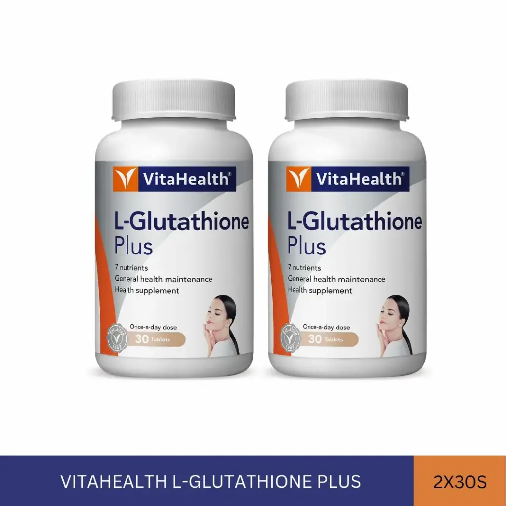 VITAHEALTH L-GLUTATHIONE PLUS (2x30'S)