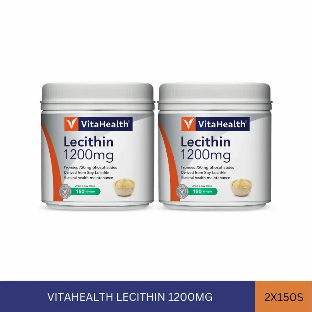 VITAHEALTH LECITHIN 1200MG (2x150'S)