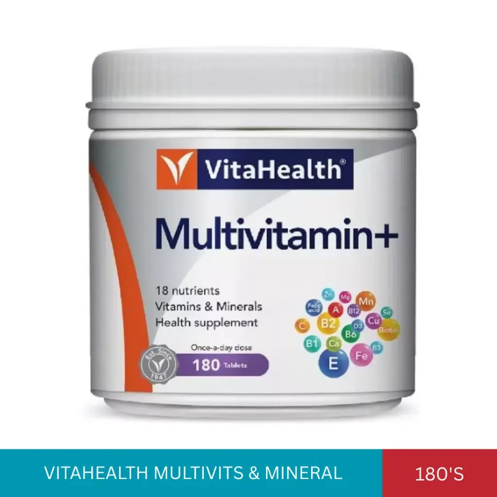 VITAHEALTH MULTIVITAMIN + (180'S)