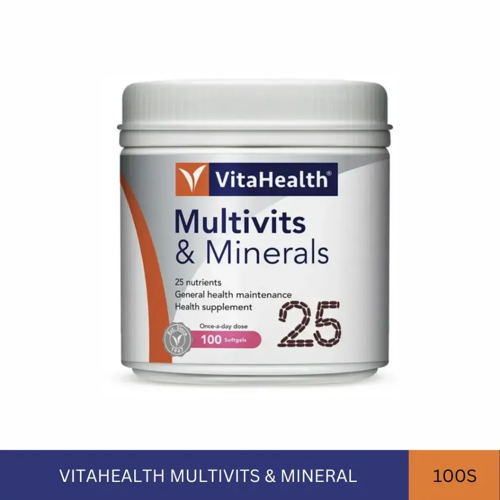 VITAHEALTH MULTIVITS & MINERAL (100'S)