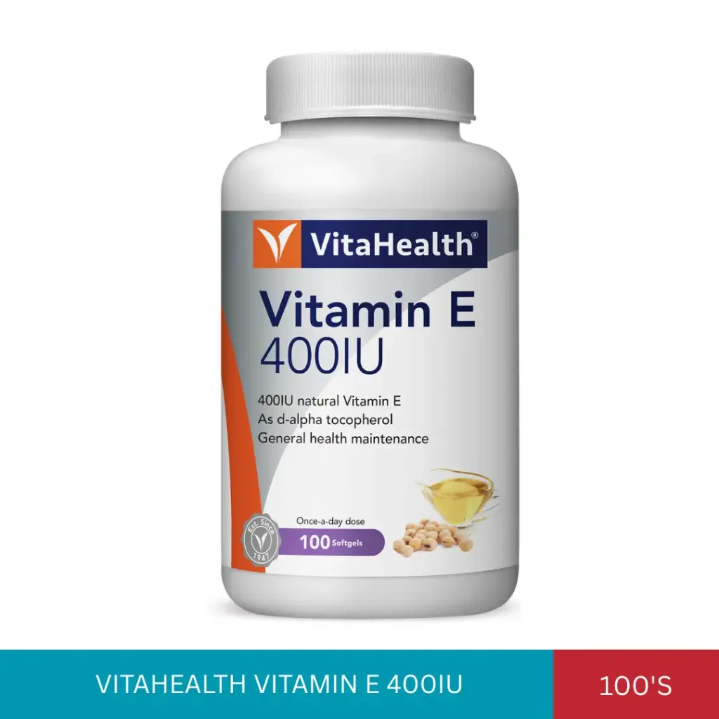 VITAHEALTH VITAMIN E 400IU (100'S)