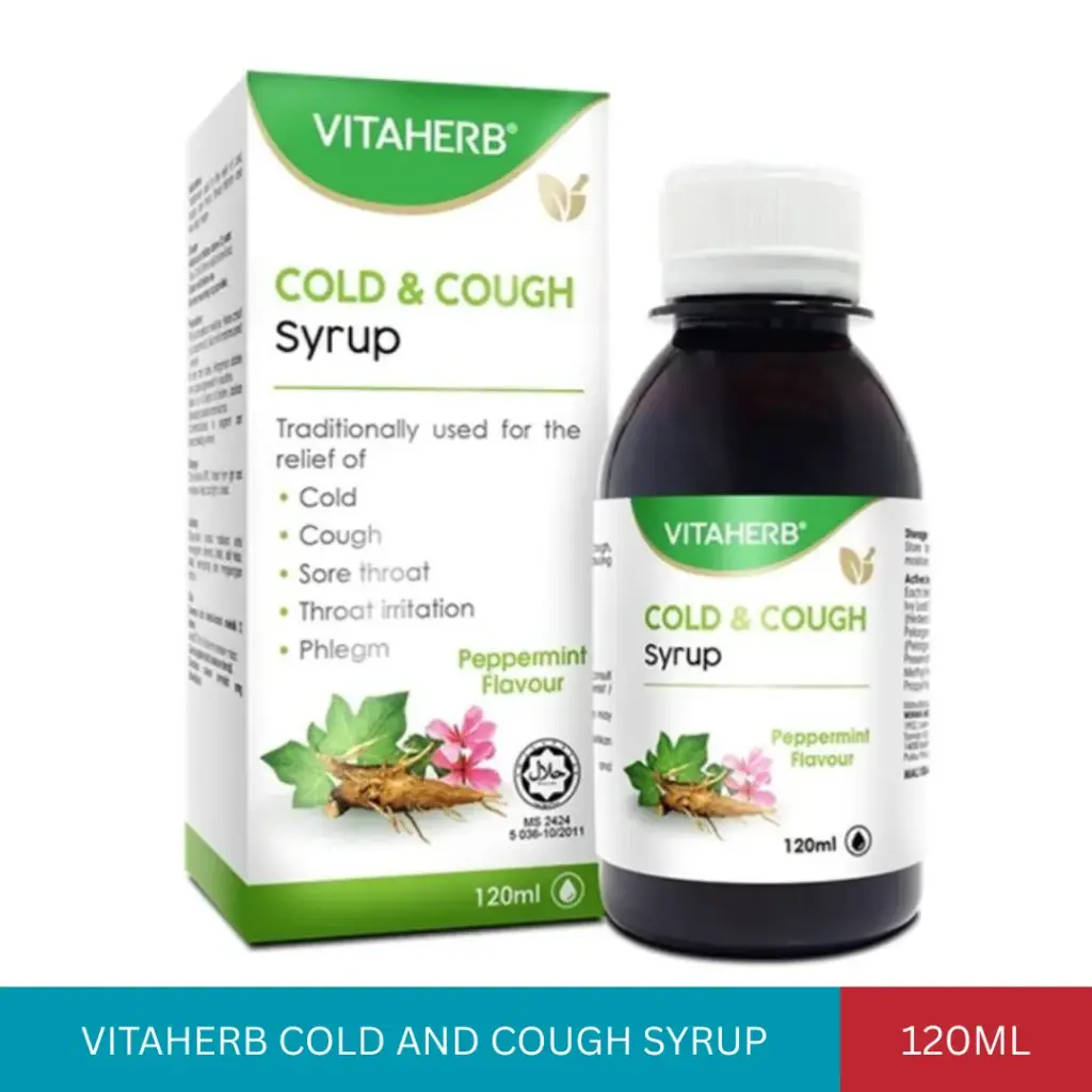 VITAHERB COLD AND COUGH SYRUP (120ML)#