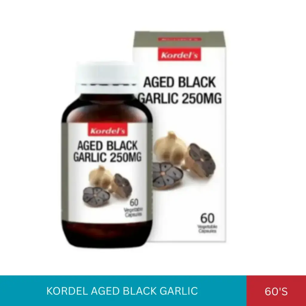KORDEL AGED BLACK GARLIC 250MG (60'S)