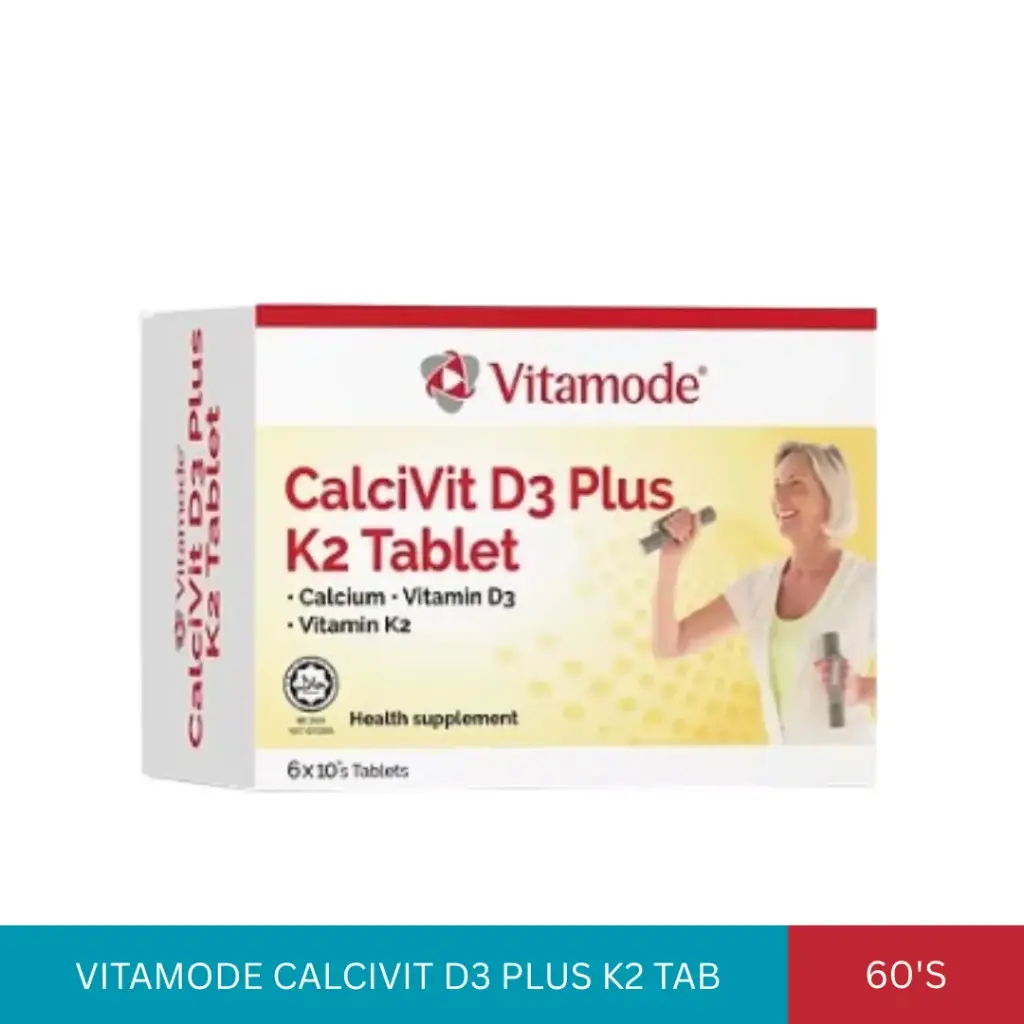 VITAMODE CALCIVIT D3 PLUS K2 TAB (6x10'S)#