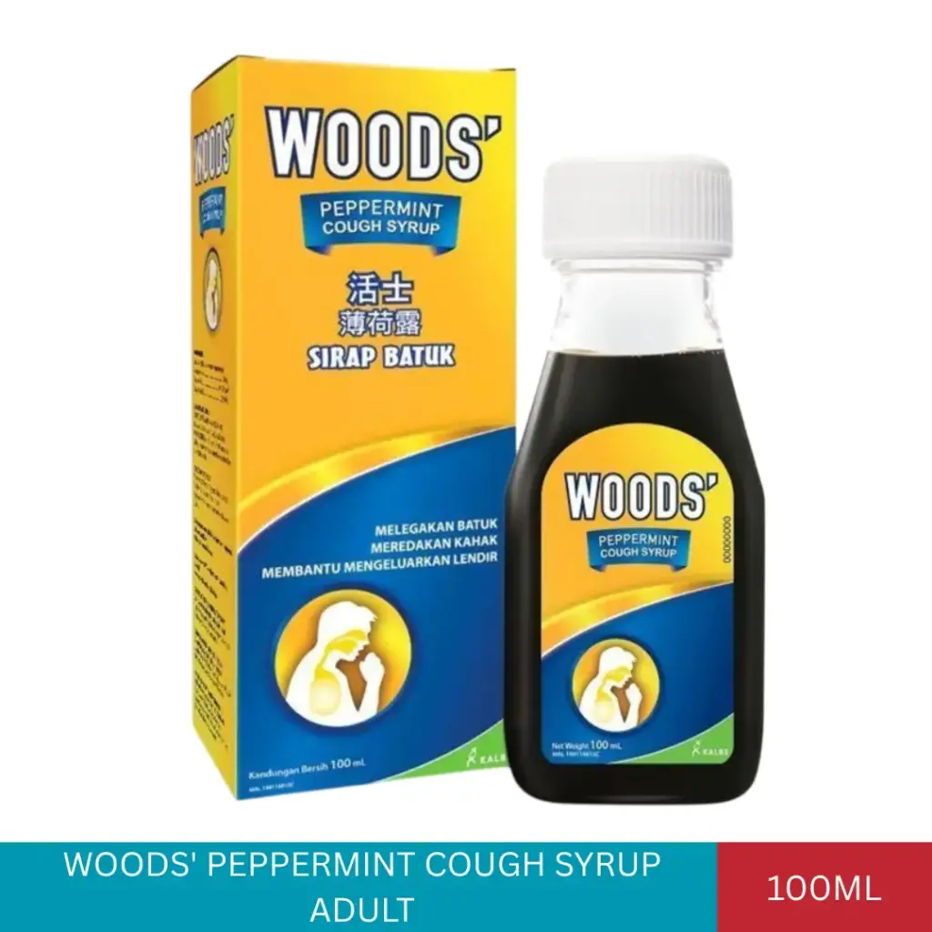 WOODS' PEPPERMINT COUGH SYRUP ADULT (100ML)#